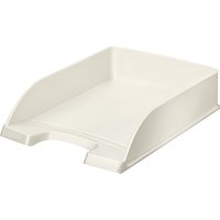 LEITZ Briefablage Plus WOW, A4, Polystyrol, perlweiß