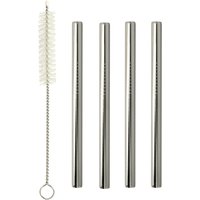 Metaltex SC-6465316 Edelstahl Trinkhalme – Bild 2