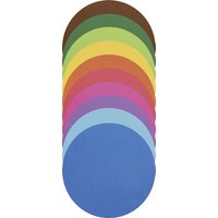 folia Faltblätter, rund, 100 mm, 500 Blatt, farbig sortiert – Bild 2