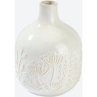 Vase aus Steinzeug, ca. 20x14,5x14,5 cm