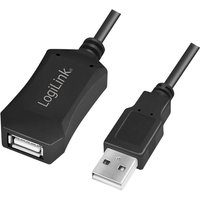 LogiLink USB 2.0 Aktives Verlängerungskabel, 5,0 m – Bild 2