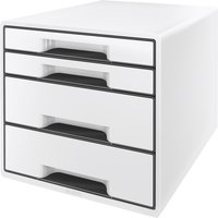 LEITZ Schubladenbox WOW CUBE, 4 Schübe, schwarz/grau – Bild 2