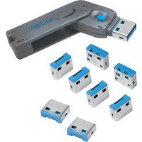 LogiLink USB Sicherheitsschloss, 1 Schlüssel / 8 Schlösser – Bild 2