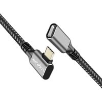 LogiLink USB 3.2 Gen2 Verlängerungskabel, Alu-Gehäuse, 0,5 m