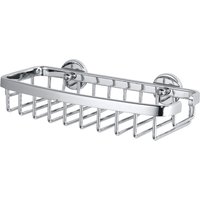 tesa Duschkorb ALUXX S, viereckig, Aluminium verchromt