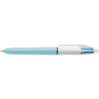 BIC Druckkugelschreiber 4 Colours Fun, hellblau/weiß – Bild 2
