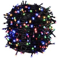 monzana® Lichterkette Weihnachten Bunt 14m