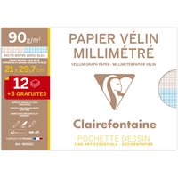 Clairefontaine Millimeterpapier, DIN A4, Aktionspack