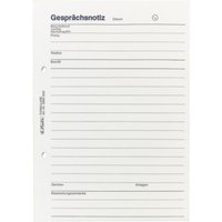 herlitz Gesprächsnotizblock DIN A5, 50 Blatt – Bild 2