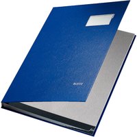 LEITZ Unterschriftenmappe, PP-Überzug, 10 Fächer, blau – Bild 2