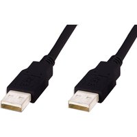 DIGITUS USB 2.0 Anschlusskabel, USB-A - USB-A Stecker, 1,0 m