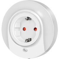 LogiLink LED-Orientierungslicht mit Durchgangsstecker, weiß
