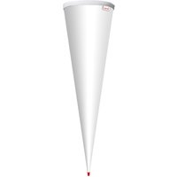 ROTH Schultüten-Rohling ohne Verschluss, rund, 700 mm, weiß – Bild 2