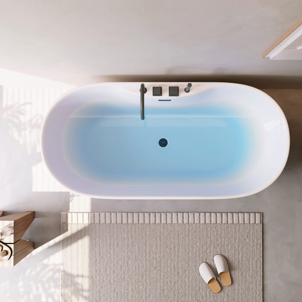 Home Deluxe 4058166284167 Badewanne schwarz – Bild 5