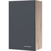 Oberschrank Tiago Basaltgrau/San Remo Eiche hell NB ca. 50x89x32cm
