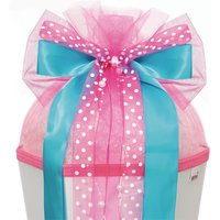 ROTH Schultütenschleife, Pink Dots, hellblau/pink/weiß – Bild 2