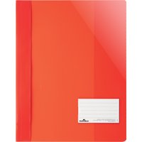 DURABLE Schnellhefter Überbreit, A4, PVC, rot
