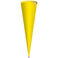 ROTH Schultüten-Rohling ohne Verschluss, 700 mm, gelb