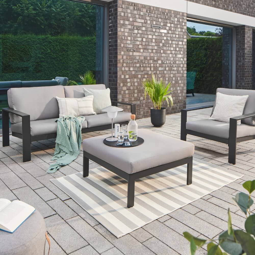 Gartenlounge Aluminium RIO M - Anthrazit – Bild 6