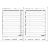 sigel Formularbuch, Ausbildungsnachweis, A4, 28 Blatt