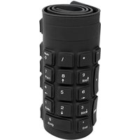 LogiLink Flexible Silikon-Tastatur, kabelgebunden, schwarz – Bild 2