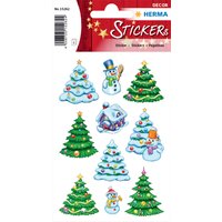 HERMA Weihnachts-Sticker DECOR, Weihnachts-Winterwald