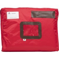 ALBA Banktasche, POCSOU R, mit Dehnfalte, Polyester, rot