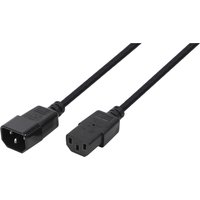 LogiLink Kaltgeräte-Verlängerungskabel C13 - C14, 3,0 m