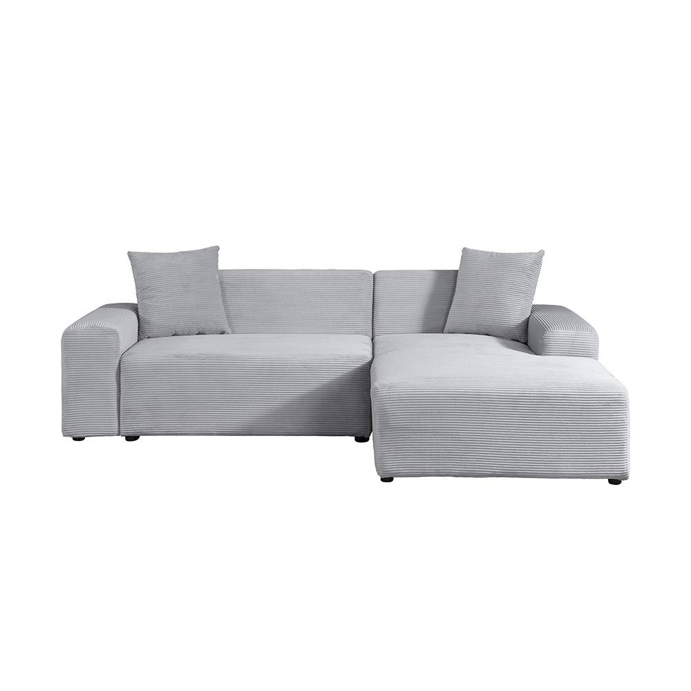 Home Deluxe 4058166434098 Ecksofa Grau – Bild 3