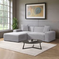 Home Deluxe 4058166434098 Ecksofa Grau