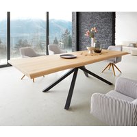 DELIFE Edge Esstisch 260x100 Schwarz