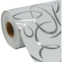 Clairefontaine Geschenkpapier, Arabesque silber, Secare-