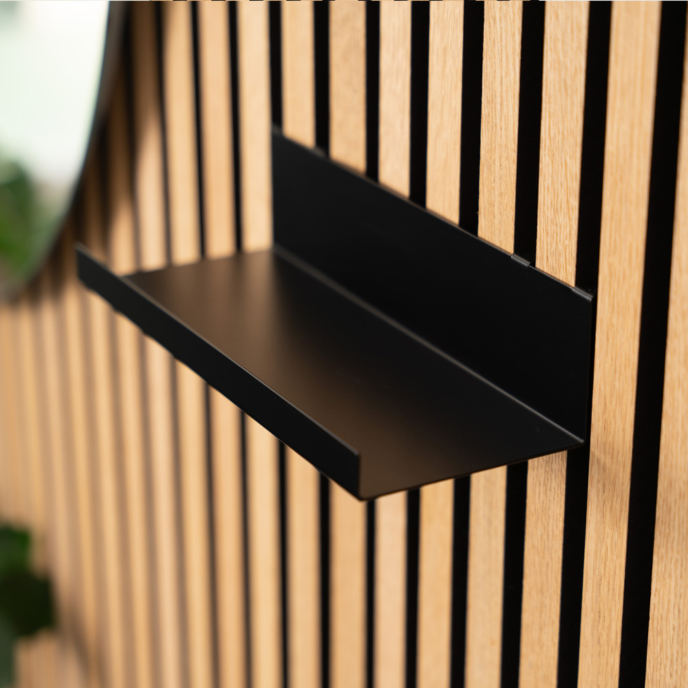 Regal für Akustikpaneel RESONA - 25 x 11 cm Schwarz – Bild 4