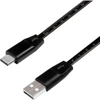 LogiLink USB 2.0 Kabel mit Lineal, USB-A - USB-C Stecker – Bild 2
