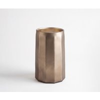 Vase Octara B18 x T18 x H28 cm Glas Opal Gegossen