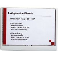 DURABLE Türschild CLICK SIGN, DIN A5, weiß