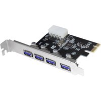 LogiLink USB 3.0 PCI-Express Karte, 4 Port, 5 GBit/Sek.