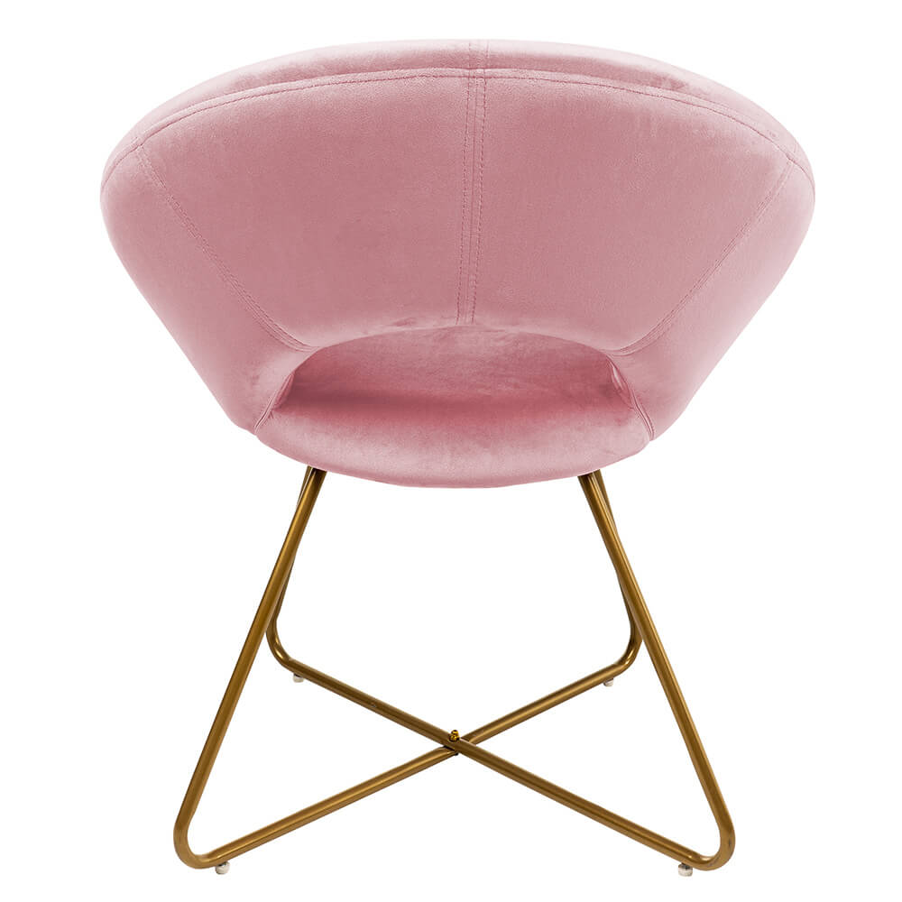 Home Deluxe 4058166184573 Samtstuhl Rosa – Bild 5