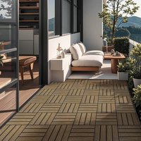 WPC Klickfliesen BAVARO PREMIUM - Teak 5 m