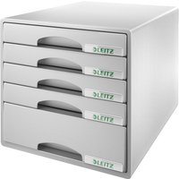 LEITZ Schubladenbox Plus, 5 Schübe, grau – Bild 2
