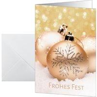 sigel Weihnachtskarte, Christmas joy, DIN A6 hoch
