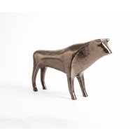 Figur Minos B8 x T36 x H23 cm Aluminium Mokka Bronze Gegossen