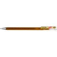 Pentel Hybrid Gel-Tintenroller, Dual Pen, gold/rot