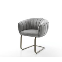 DELIFE Jada-Flex Freischwinger Grau