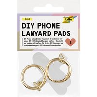 folia Handykette-Klebepads DIY Phone Lanyard Pads, gold – Bild 2