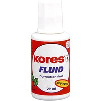 Kores Korrekturflüssigkeit, Fluid, weiß, Inhalt: 20 ml – Bild 2