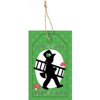CACTUS Neujahrs-Geschenkanhänger, Schornsteinfeger