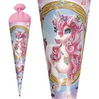 ROTH Schultüte, Einhorn Beauty, rund, 700 mm, Glitter – Bild 2