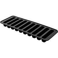 metaltex Eiswürfelform, Silikon, für 10 Eissticks, schwarz