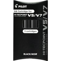 PILOT Tintenpatronen für Tintenroller V5/V7, schwarz – Bild 2